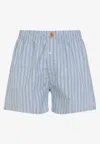 Carhartt Striped Boxer Shorts In Blue