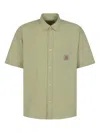 Carhartt Striped Chest-pocket Shirt In Green