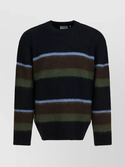 CARHARTT STRIPED CREW NECK LONG SLEEVE KNITWEAR