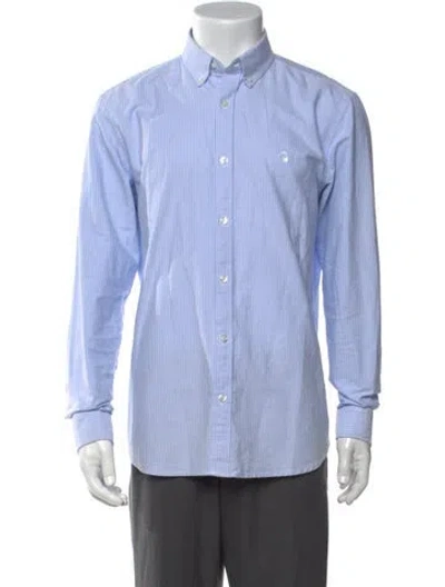 Pre-owned Carhartt Striped Long Sleeve Shirt In Green