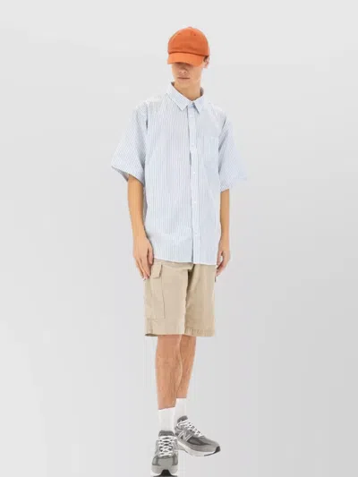 Carhartt Striped Phelps Shirt Short Sleeves