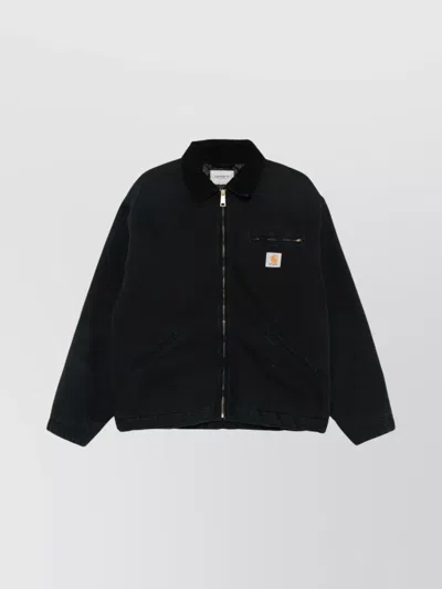 CARHARTT STRUCTURED COLLARED FRONT POCKET LONG SLEEVE JACKET