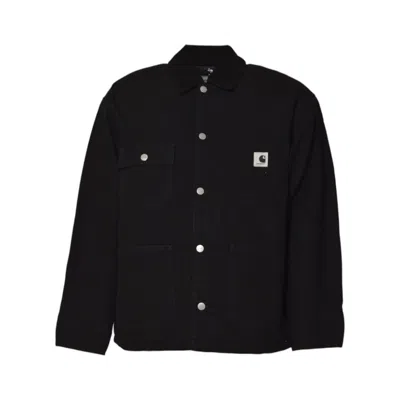 CARHARTT STRUCTURED SHORT COAT WITH BUTTON-UP FRONT AND FLAP POCKETS