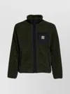 Carhartt Stylish Short Fleece Jacket Pockets In Green