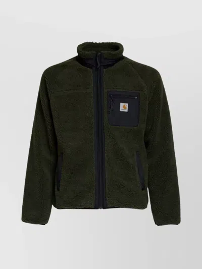 CARHARTT STYLISH SHORT FLEECE JACKET POCKETS