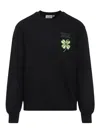 Carhartt Clover Embroidered Sweatshirt In Black