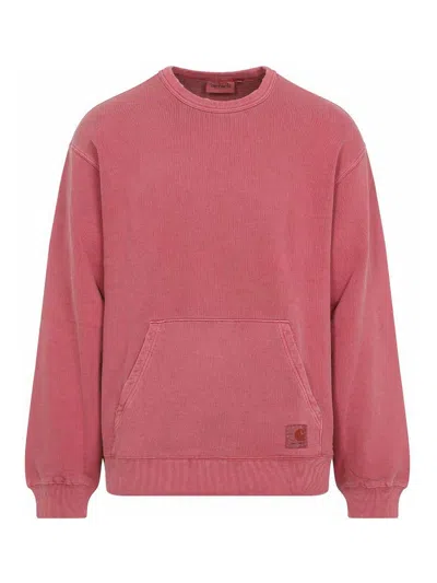 Carhartt Work In Progress Torion Distressed Sweatshirt In Pink