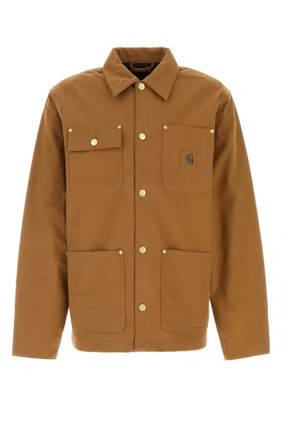 Carhartt Wip Coats In Hamilton Brown