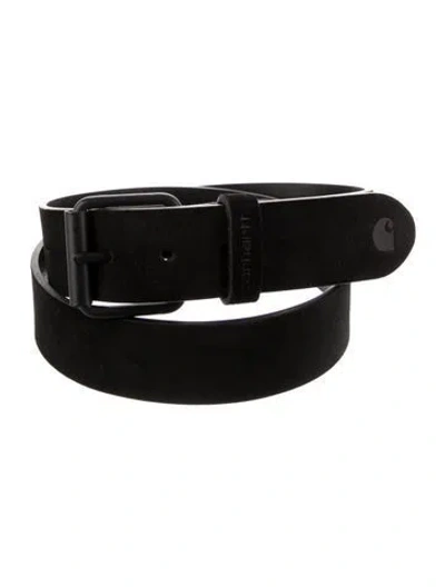 Pre-owned Carhartt Suede Waist Belt In Black