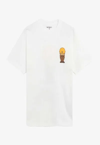 Carhartt Sumimasen Printed T-shirt In White