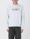 Carhartt Logo-print Graphic-print Sweatshirt In Gray