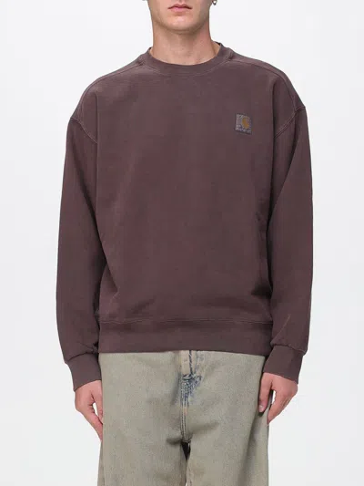 CARHARTT SWEATSHIRT CARHARTT WIP MEN COLOR BROWN,H56272032