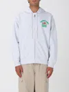 Carhartt Hooded Pronto Sweat Jacket Cotton Blend Sweatshirt In Gray