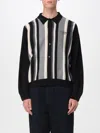 Carhartt Graphite Grey Cardigan With Pointed Collar In Black