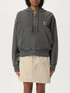 Carhartt Hooded Knitwear With Drawstring And Pockets In Black