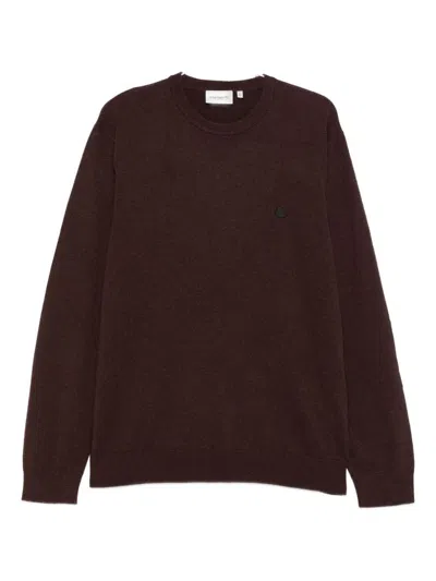 CARHARTT SWEATER WITH EMBROIDERED LOGO