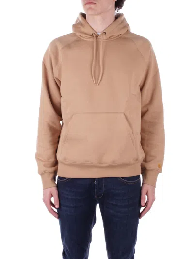 Carhartt Sweaters In Dusty H Brown Beige