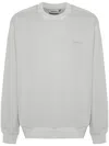 Carhartt Wip Duster Script Cotton Sweatshirt In Grey
