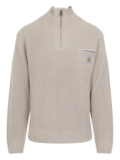 CARHARTT SWEATERS LIGHT AND NATURAL