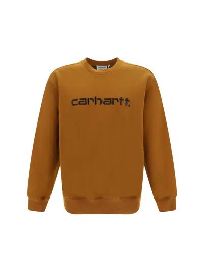 Carhartt Sweatshirt In Brown