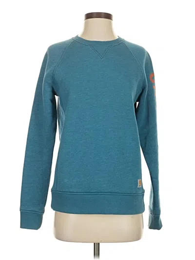 Pre-owned Carhartt Sweatshirt In Blue