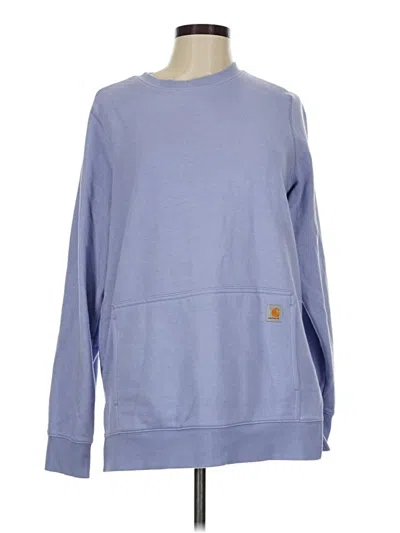 Pre-owned Carhartt Sweatshirt In Blue
