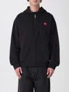 Carhartt Hooded Heart Ii Hartt Sweat Jacket In Black