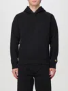 Carhartt Wip Cotton-blend Hoodie With Logo Print In Schwarz