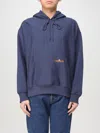 Carhartt Label Script Hooded Sweatshirt In Blue