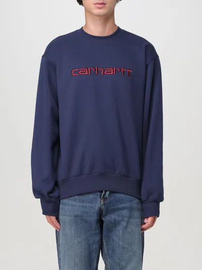 Carhartt Sweatshirt  Wip Men Color Blue In Blue