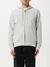 Carhartt Duster Script Zip-up Cotton Hoodie In Grey