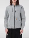 Carhartt Car-lux Logo-patch Jacket In Mouse Grey