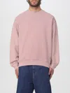Carhartt Wip Antiqued Pink Cotton Hudson Sweat In Pink
