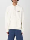Carhartt Hooded American Script Sweatshirt Natrual In 白色