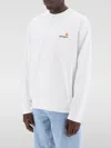 Carhartt Cotton Blend Sweatshirt With Logo In Weiss