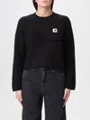 Carhartt Sweatshirt  Wip Woman Color Black In Black