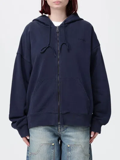 Carhartt Sweatshirt  Wip Woman Color Black In Blue
