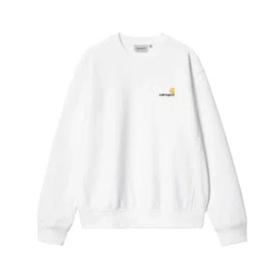 Carhartt Sweatshirt For Man I025475 02xx In White