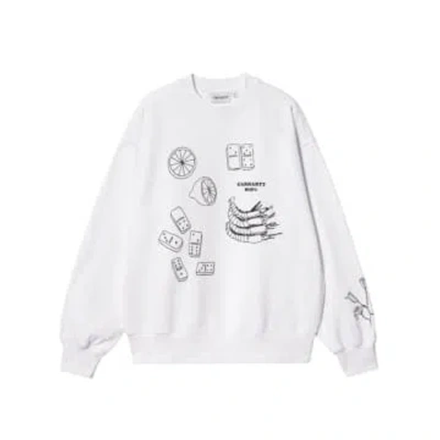 Carhartt Sweatshirt For Woman I033252 00a.xx White