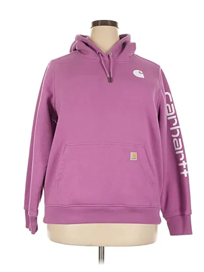 Pre-owned Carhartt Sweatshirt In Purple