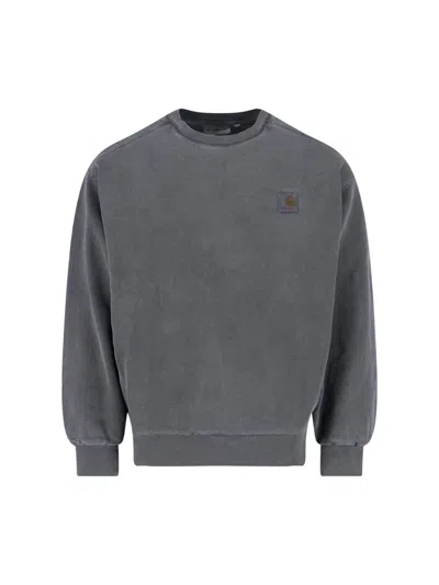 Carhartt Sweatshirt "vista" In Gray