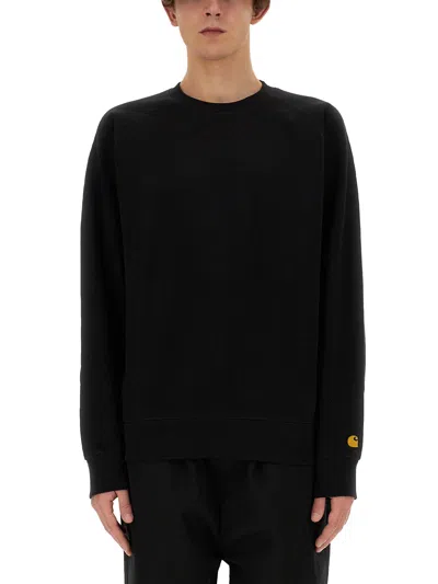 Carhartt Sweatshirt With Logo In Black