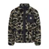 Carhartt Prentis Liner Camouflage-pattern Fleece Jacket In Green