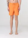 Carhartt Wip Orange Polyester Chase Swim Trunks In Orange