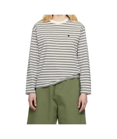 Carhartt Sydney T-shirt In Sydney Stripe, Wax