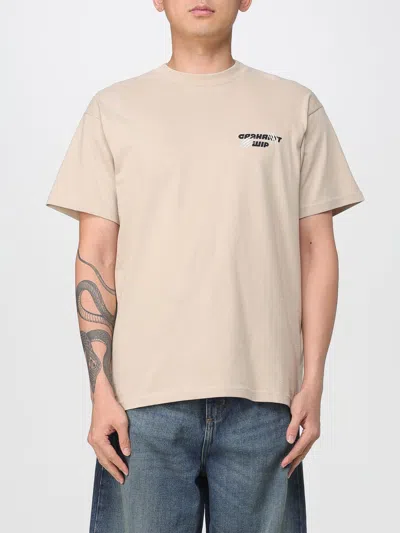 CARHARTT T-SHIRT CARHARTT WIP MEN COLOR BEIGE,h37273022