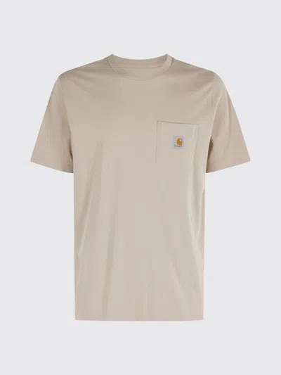 Carhartt T-shirt  Wip Men Color Beige In Neutral