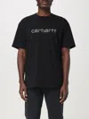 Carhartt Wip Short Sleeves Rivet Script T-shirt In Black