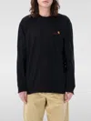 Carhartt Black Long Sleeve Pocket T-shirt In Black