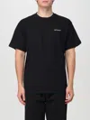 Carhartt T-shirt With Logo Embroidery In Schwarz